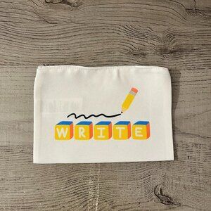 Write Zipper Pouch, Pencils, Teacher, Occupational Therapist, School Supplies